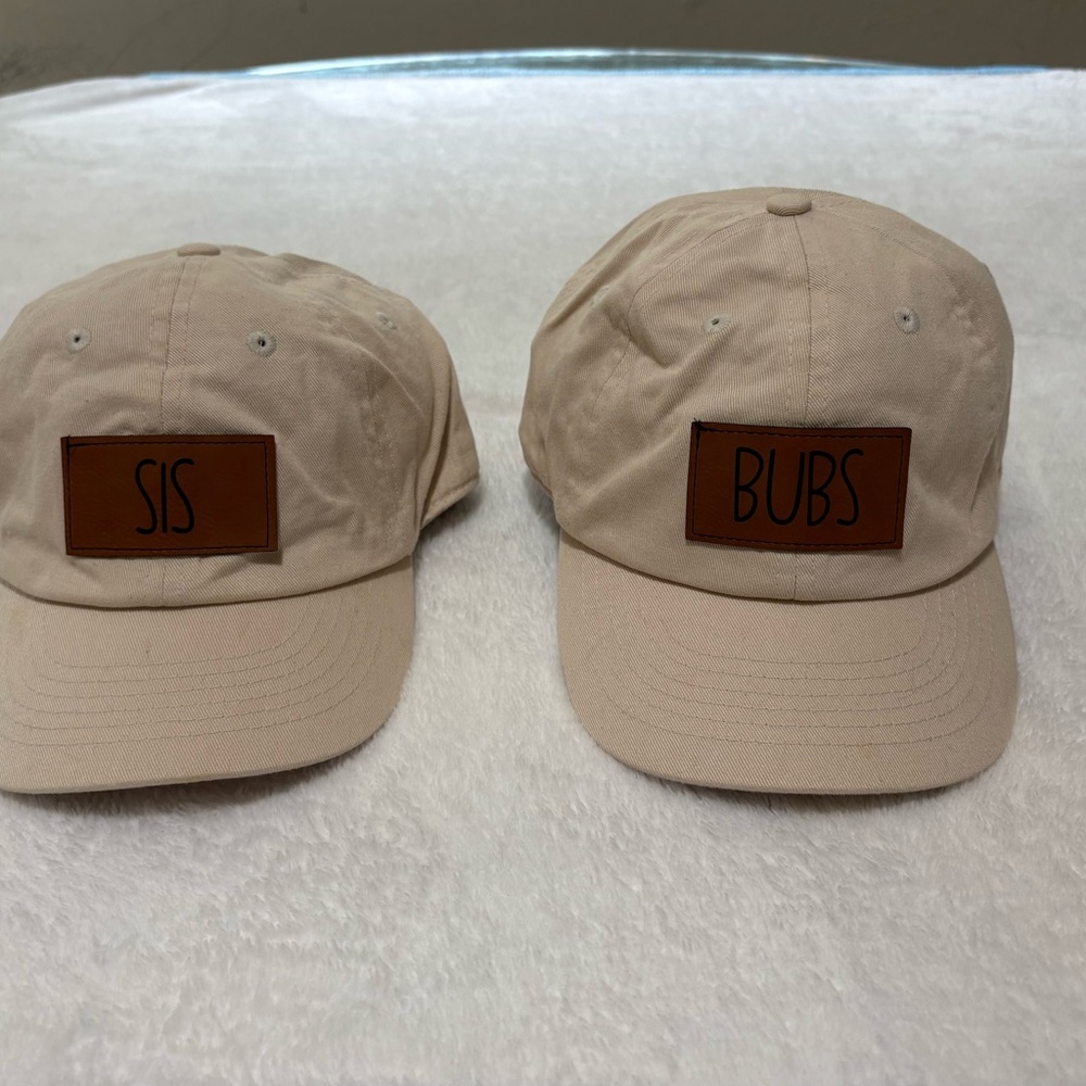 KBETHOS Kids Sis and Bubs Hats - Tan